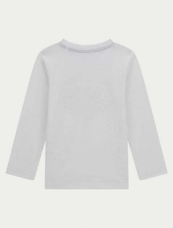 T-shirt manica lunga Guess - white