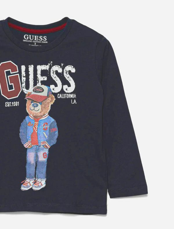 T-shirt manica lunga Guess - blue