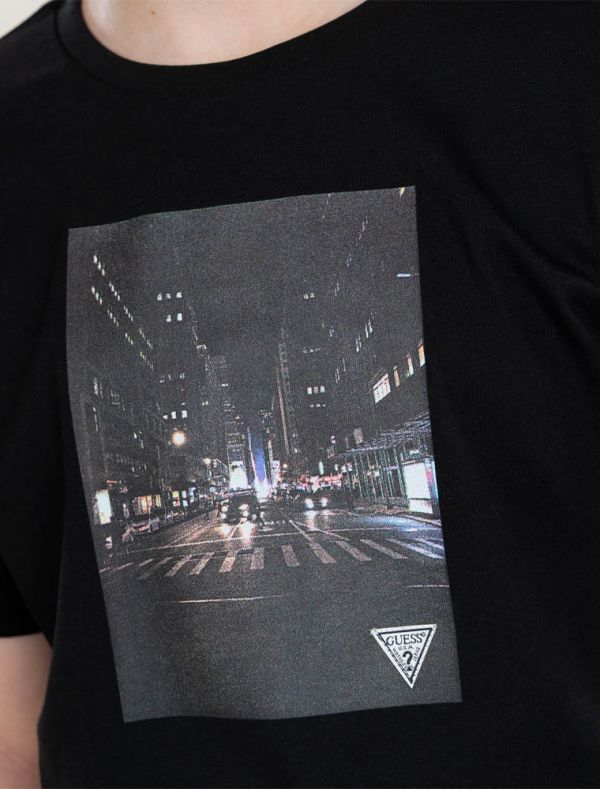 T-shirt manica corta Guess - black