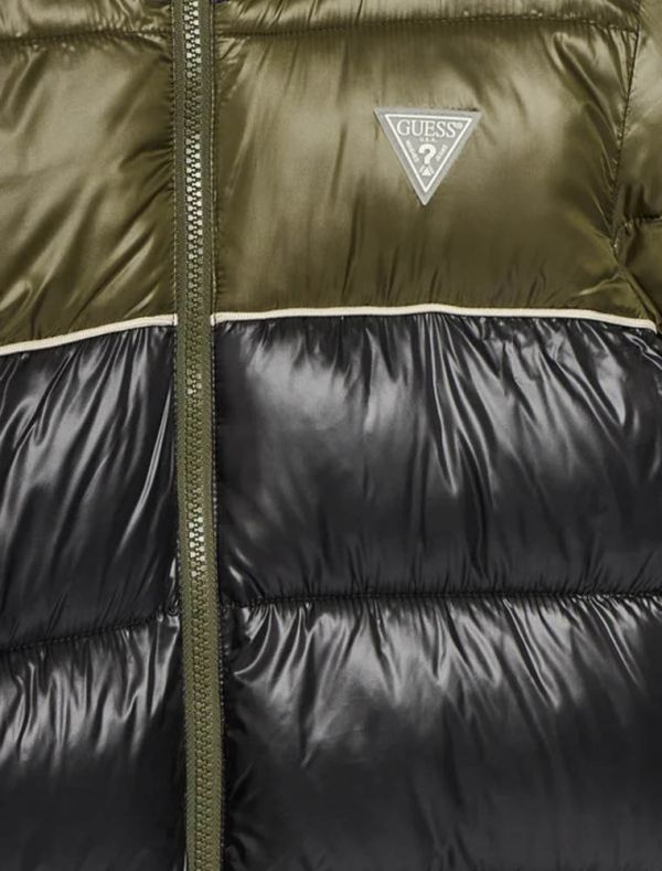 Giaccone imbottito Guess - nero verde