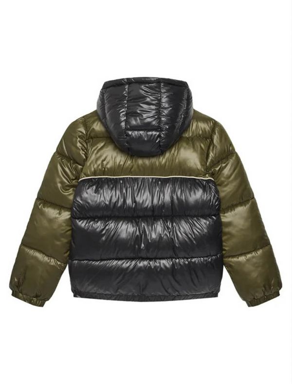 Giaccone imbottito Guess - nero verde
