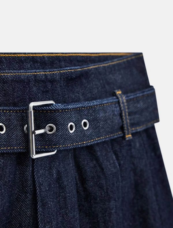 Gonna in jeans Guess - dark navy