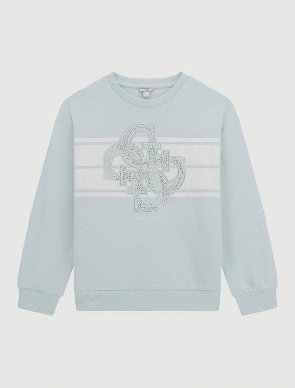 Maglia in felpa Guess - celeste