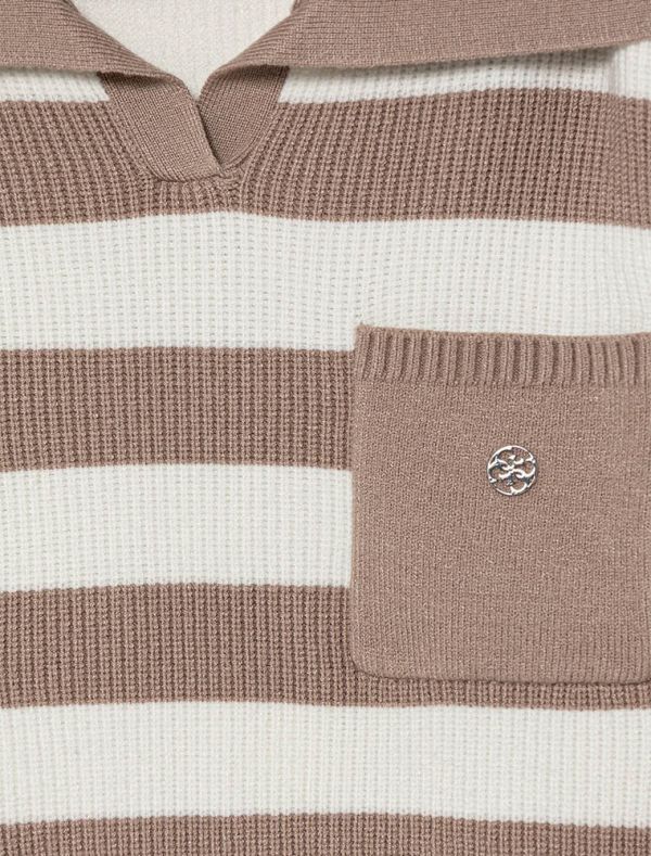 Maglia manica lunga Guess - brown