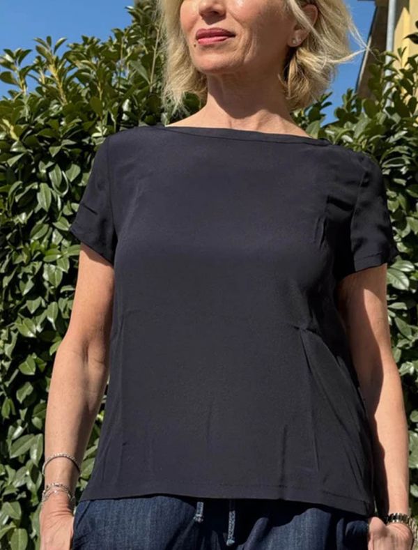 Camicia manica corta Emme - blu