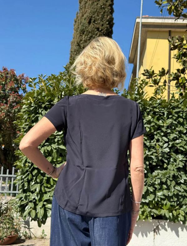 Camicia manica corta Emme - blu