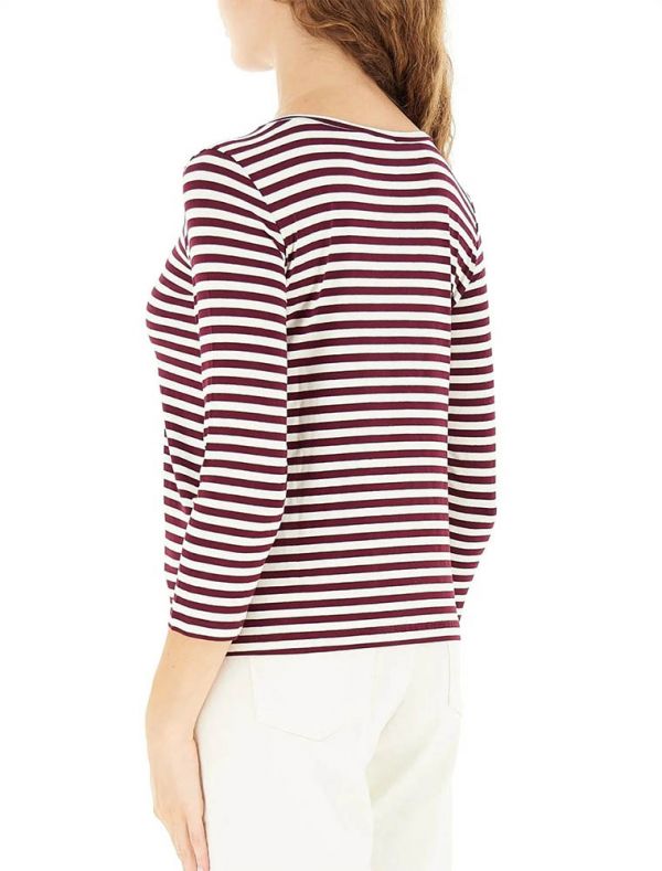 Maglia manica lunga Emme - vino