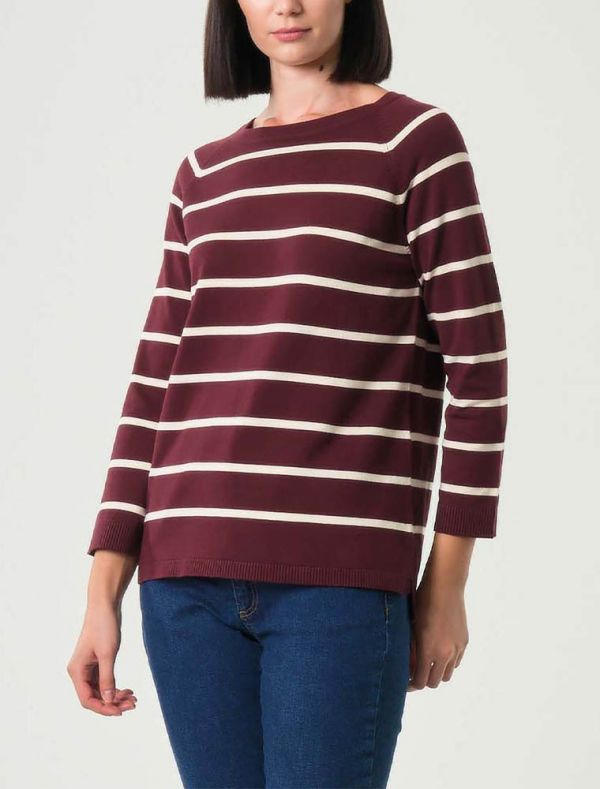 Maglia manica lunga Emme - bordeaux