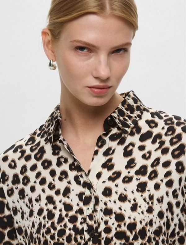 Camicia manica lunga Emme - cammello