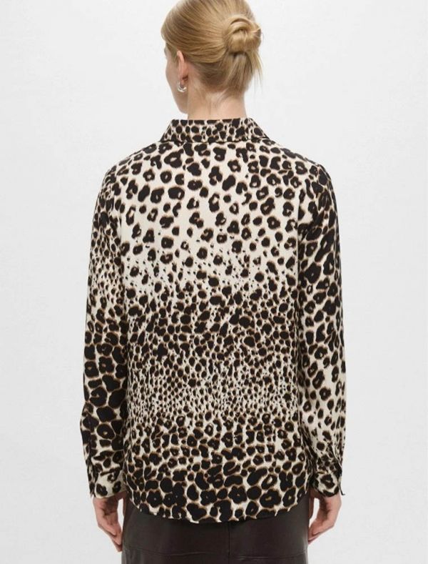 Camicia manica lunga Emme - cammello