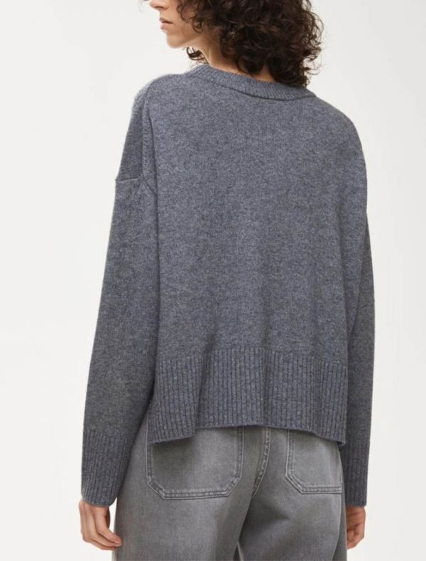 Pullover manica lunga Iblues - grigio melange