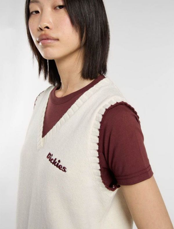 Pullover senza maniche Dickies - egret