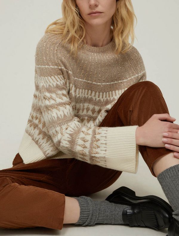 Pullover manica lunga Pennyblack - avorio