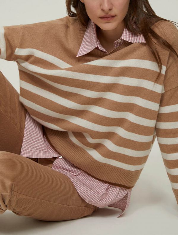 Pullover manica lunga Pennyblack - riga