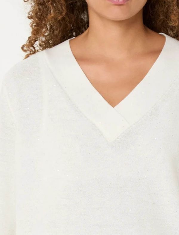 Pullover manica lunga Pennypink - avorio