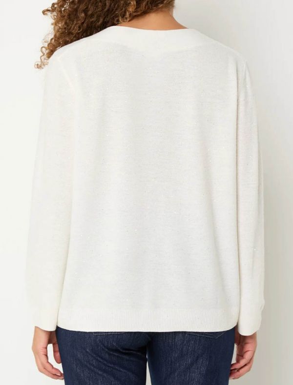 Pullover manica lunga Pennypink - avorio