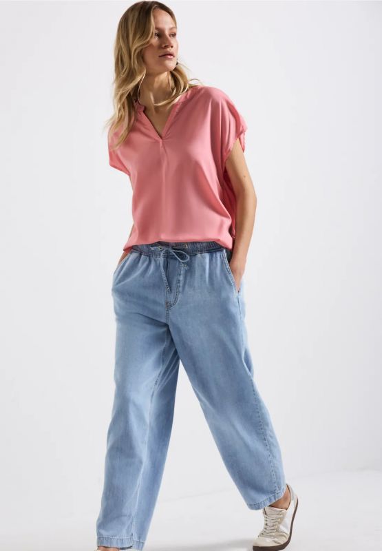 Camicia manica corta Street One - rosa