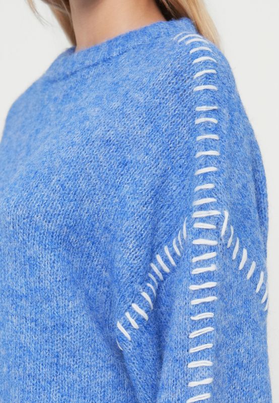 Pullover manica lunga Jdy - celeste