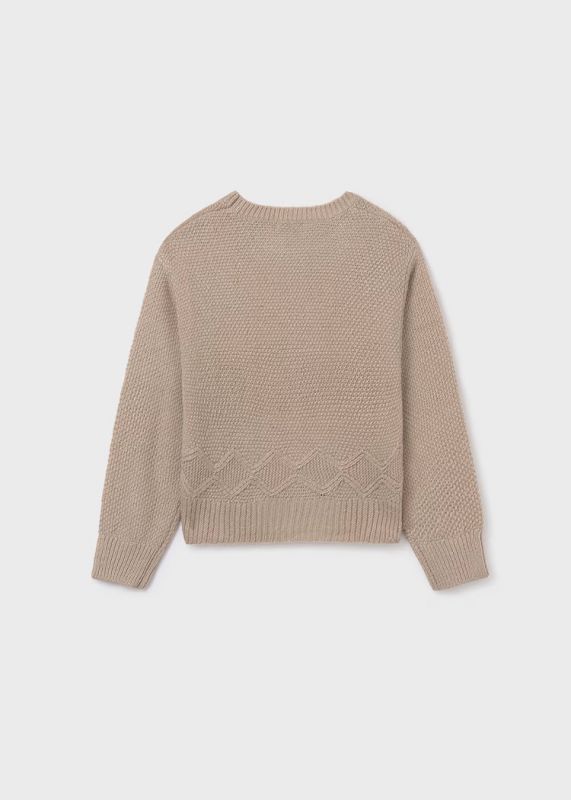 Pullover manica lunga Mayoral - sesamo