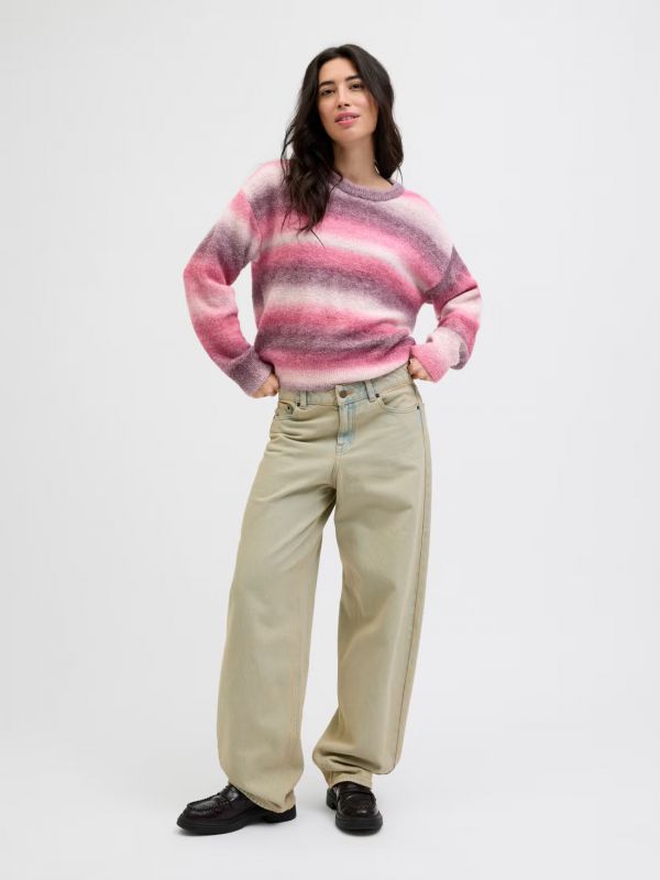 Pullover manica lunga Jjxx - rosa viola