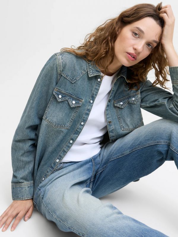 Camicia jeans Jjxx - medium blue denim