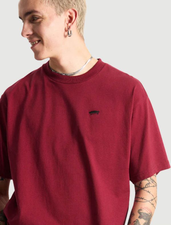 T-shirt manica corta Vans - bordeaux