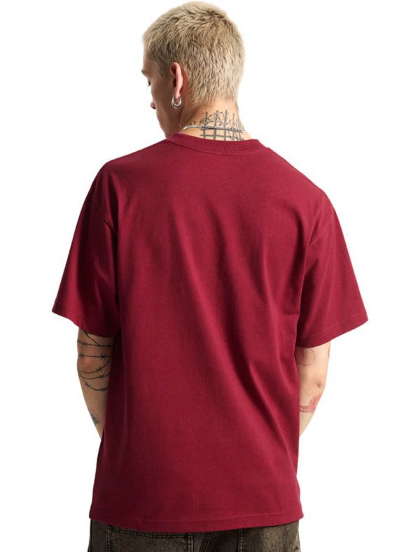 T-shirt manica corta Vans - bordeaux