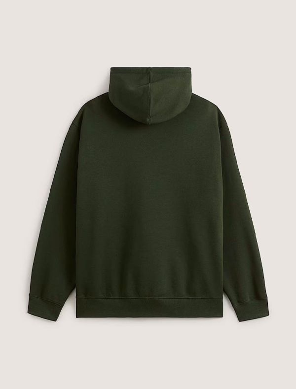 Maglia in felpa cappuccio Vans - verde oliva