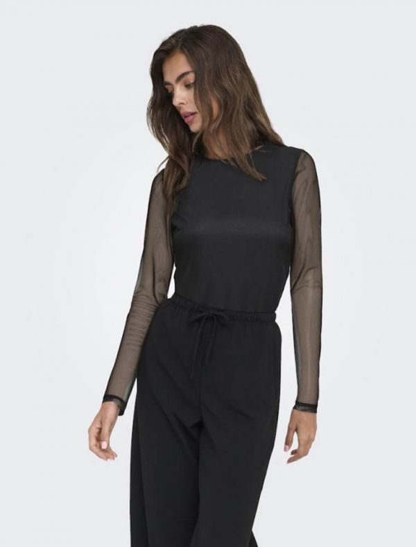 Maglia manica lunga Only - black