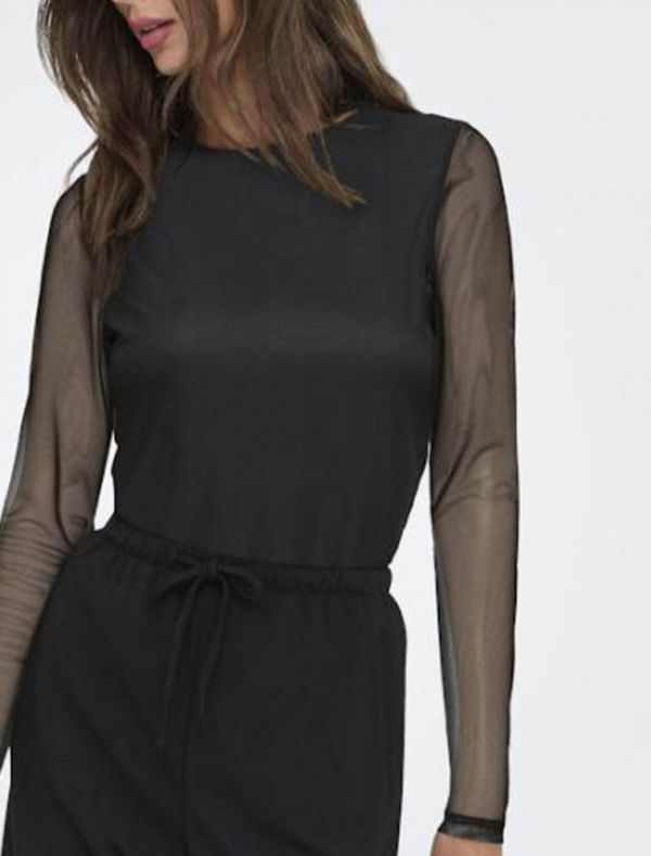 Maglia manica lunga Only - black