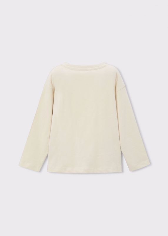 T-shirt manica lunga Mayoral - panna