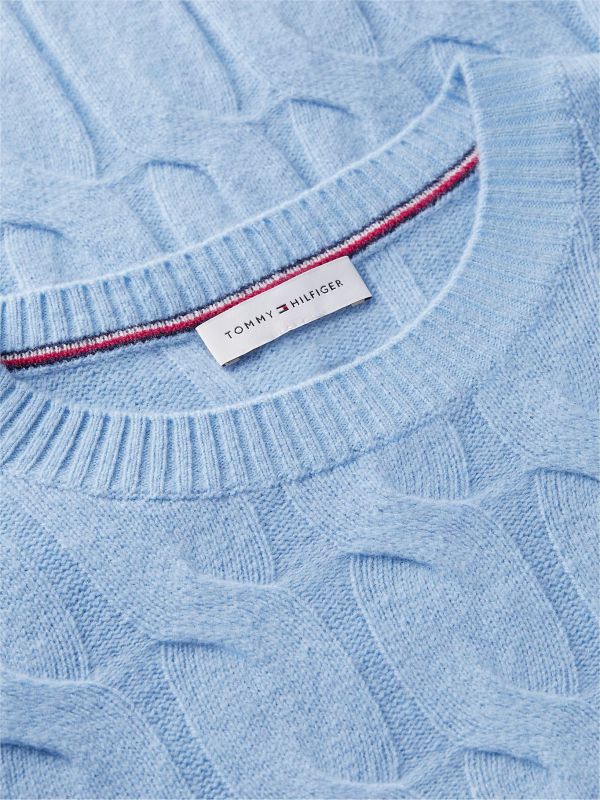 Maglia manica lunga Tommy Hilfiger - light blue