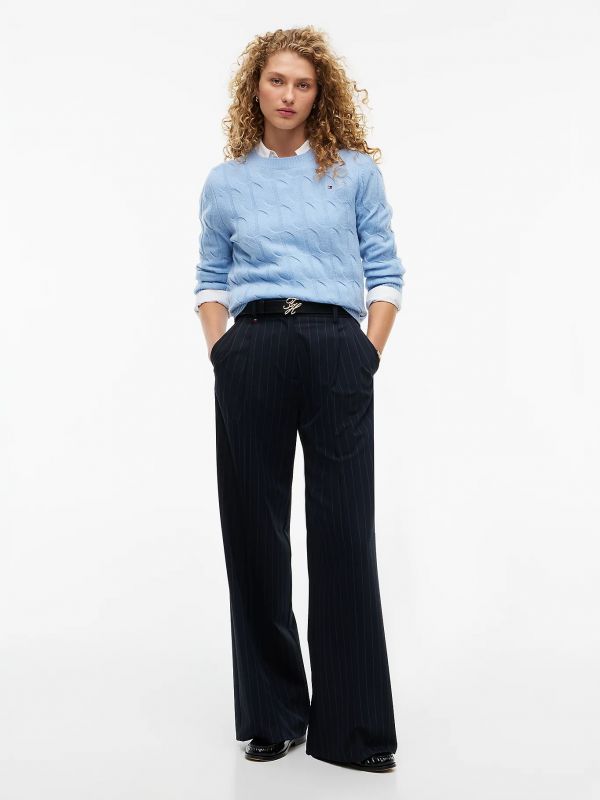 Maglia manica lunga Tommy Hilfiger - light blue
