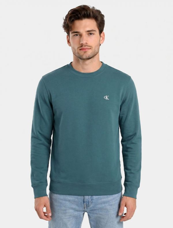 Maglia in felpa Calvin Klein - smeraldo