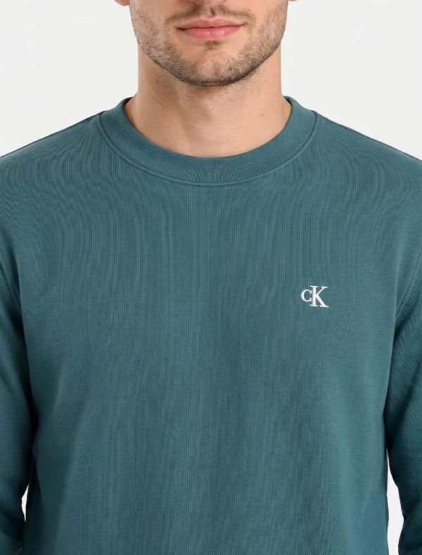 Maglia in felpa Calvin Klein - smeraldo