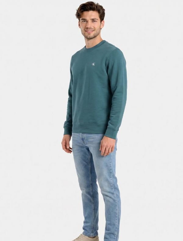 Maglia in felpa Calvin Klein - smeraldo