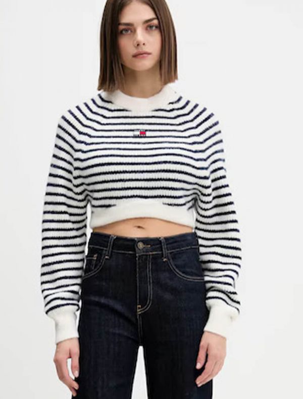 Pullover manica lunga Tommy Jeans - righe