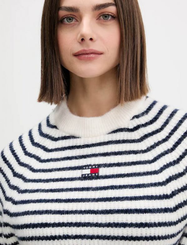 Pullover manica lunga Tommy Jeans - righe