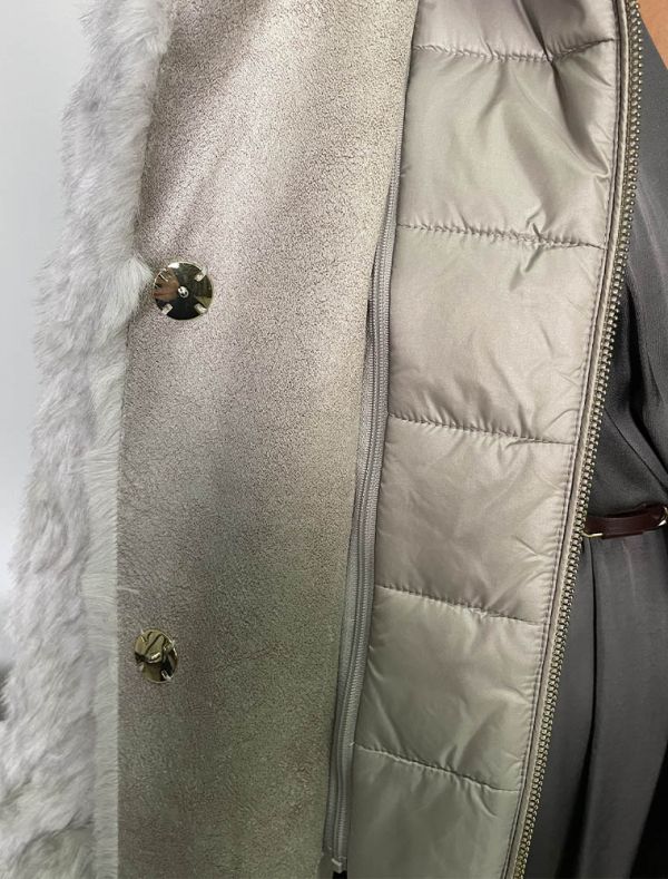 Pelliccia eco Yes Zee - grigio chiaro