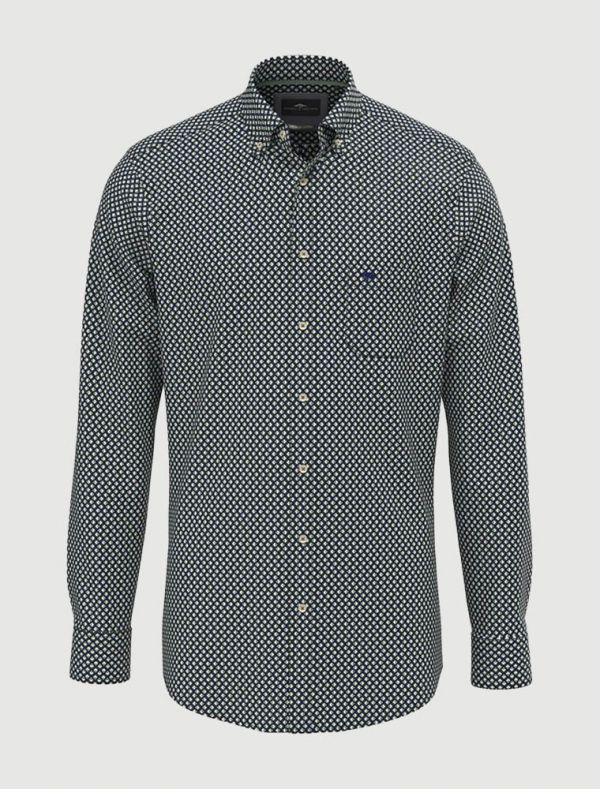 Camicia manica lunga casual Fynch-hatton - verde