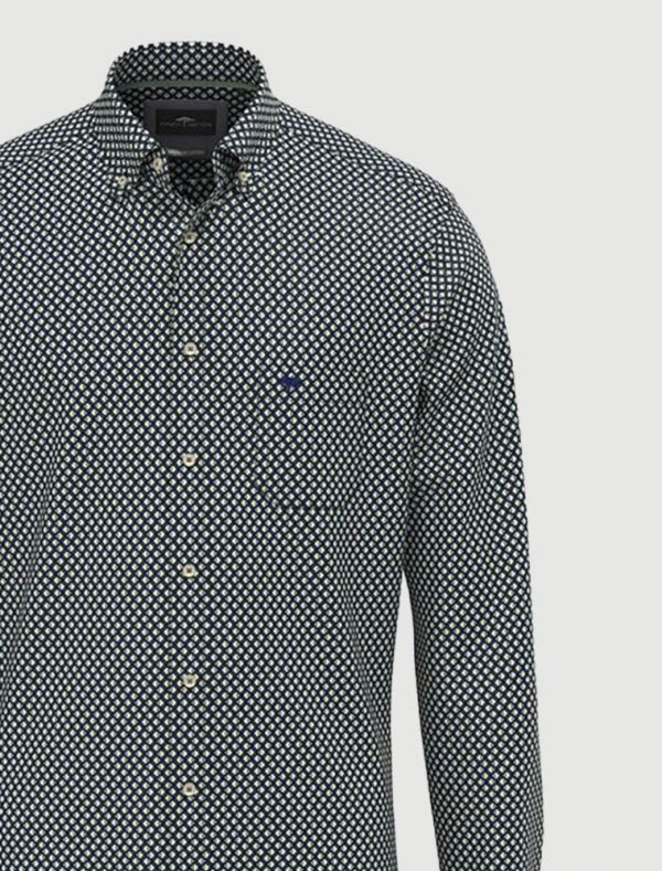 Camicia manica lunga casual Fynch-hatton - verde