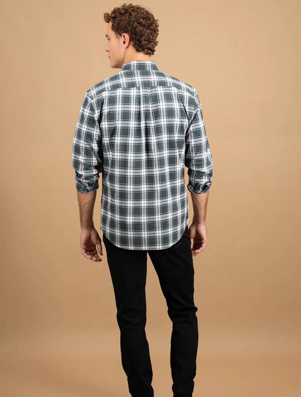 Camicia manica lunga casual Fynch-hatton - verde