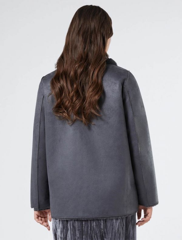 Giaccone curvy Persona - grigio medio