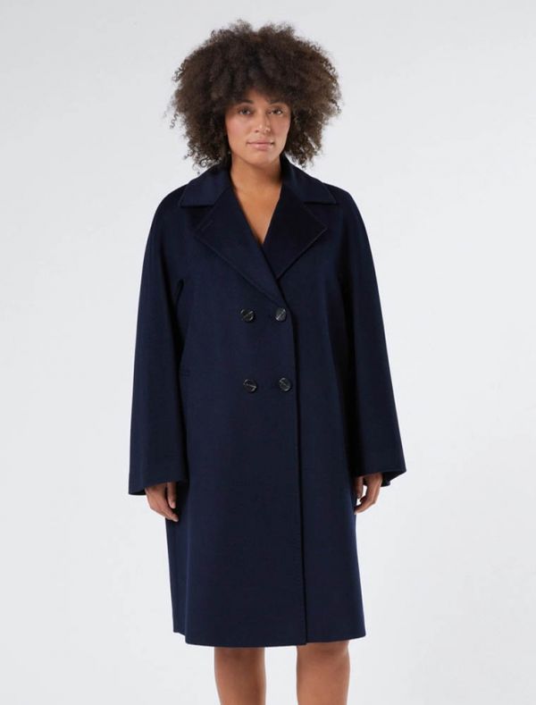 Cappotto curvy Persona - blu notte