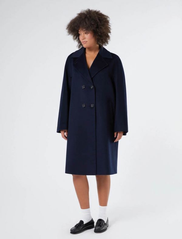 Cappotto curvy Persona - blu notte