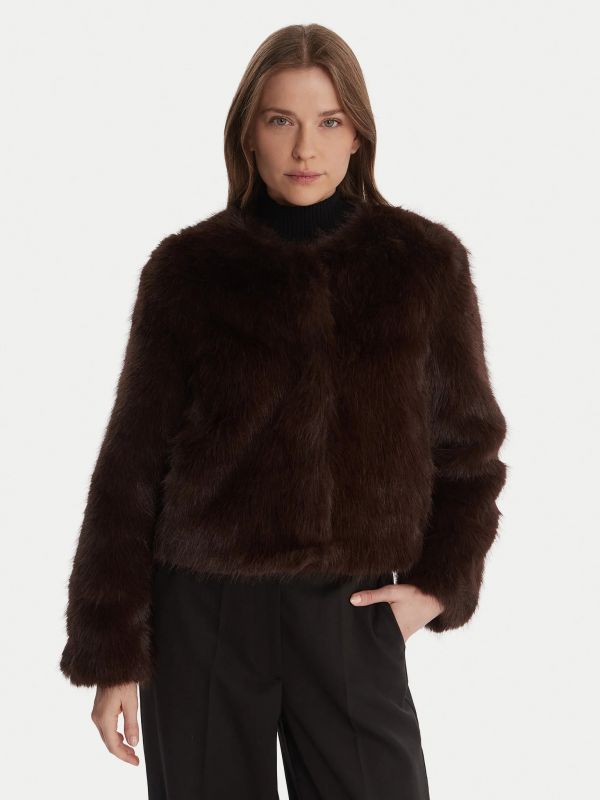 Pelliccia eco Artigli - cioccolato