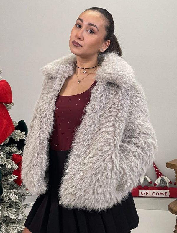 Pelliccia eco Censured - ice