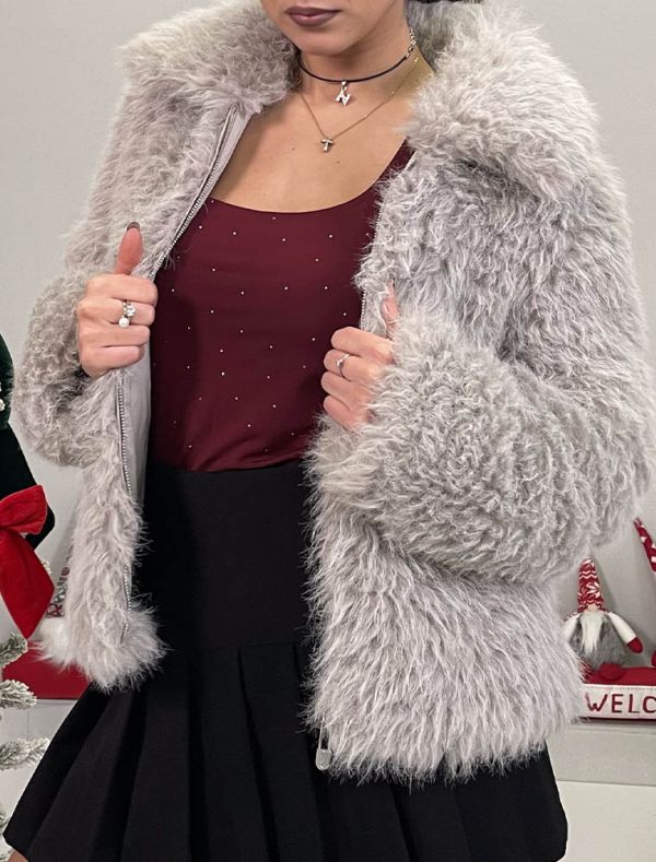 Pelliccia eco Censured - ice