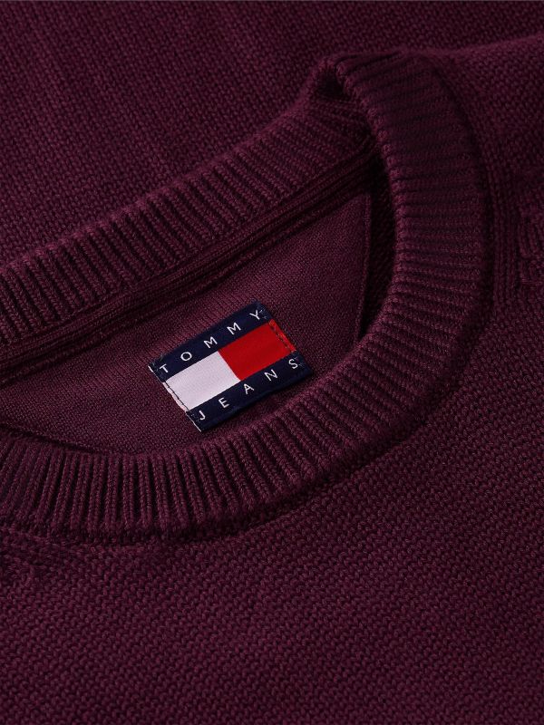 Maglia manica lunga Tommy Jeans - vino