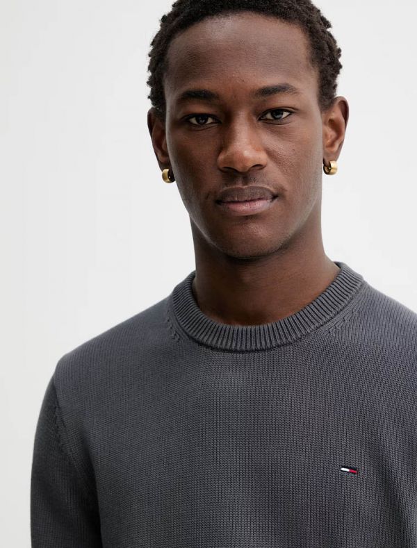 Maglia manica lunga Tommy Jeans - grigio antracite